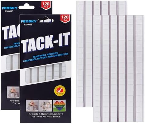 Feosky Adhesive Poster Sticky Tack Putty, Reusable and Removable Adhesive Putty, Mounting Putty f... | Amazon (US)