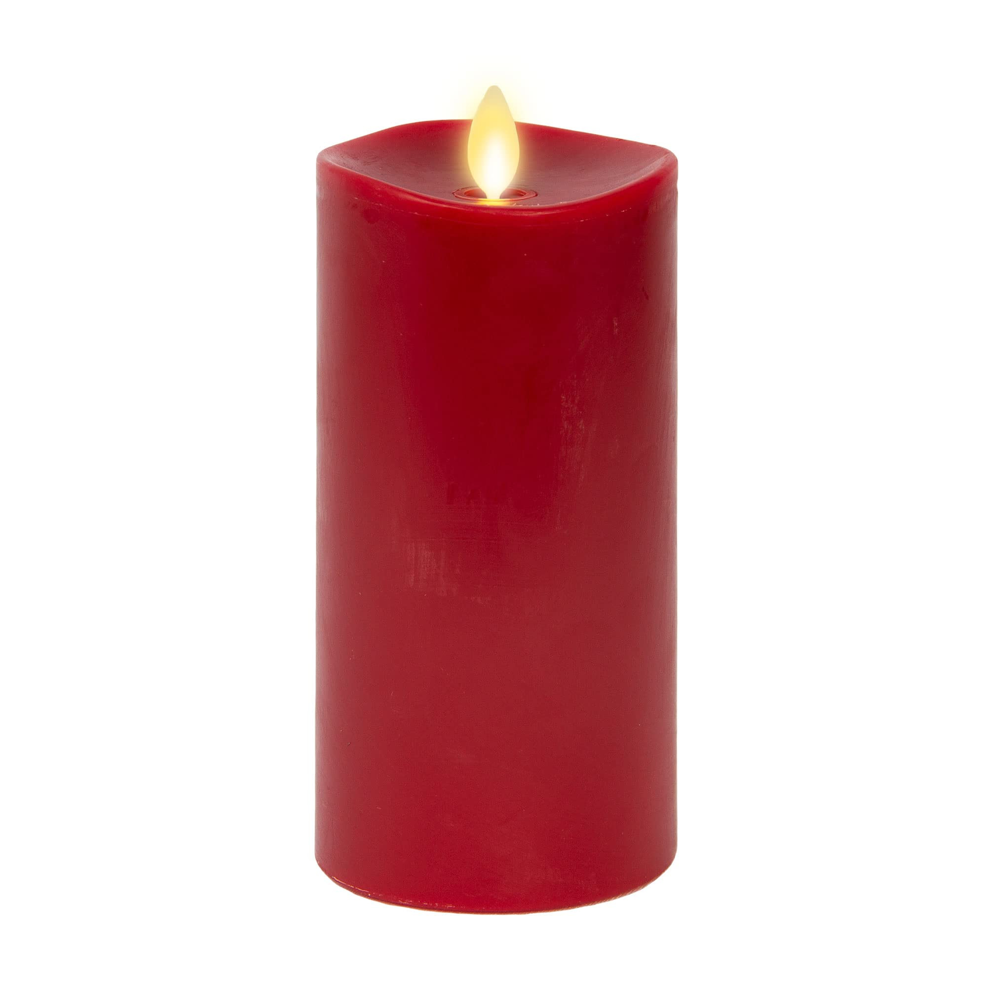 Luminara Flameless Flickering Melted Edge 3" x 6.5" Candle, Battery Operated & Timer Function, Re... | Amazon (US)