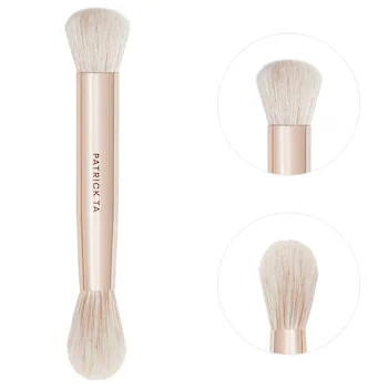 Dual-Ended Complexion Brush - PATRICK TA | Sephora | Sephora (US)
