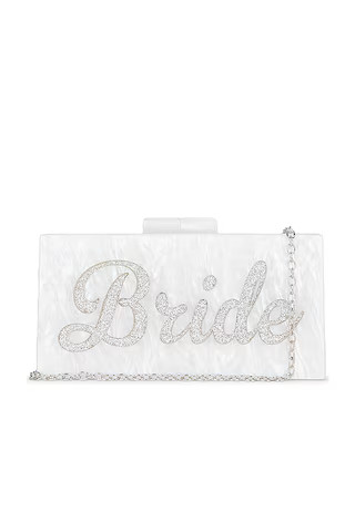 Lovers and Friends Bride Clutch Bag in Ivory Rhinestone from Revolve.com | Revolve Clothing (Global)