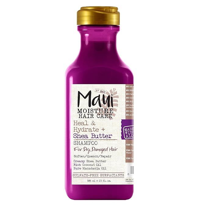 Amazon.com : Maui Moisture Heal & Hydrate + Shea Butter Shampoo to Repair & Deeply Moisturize Tig... | Amazon (US)