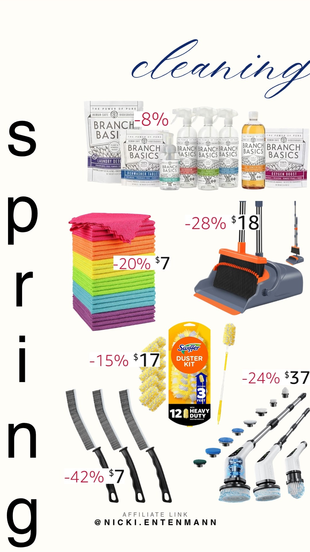 Get ready to spring clean with these fantastic cleaning essentials! From powerful scrubbers to versatile brushes, these items will help you tackle any mess with ease. 🧹🧽 #SpringCleaning #CleaningEssentials #HouseholdGadgets #AmazonFinds #Cleaningtime 

 #LTKdayinmylife #LTKHome #LTKSaleAlert