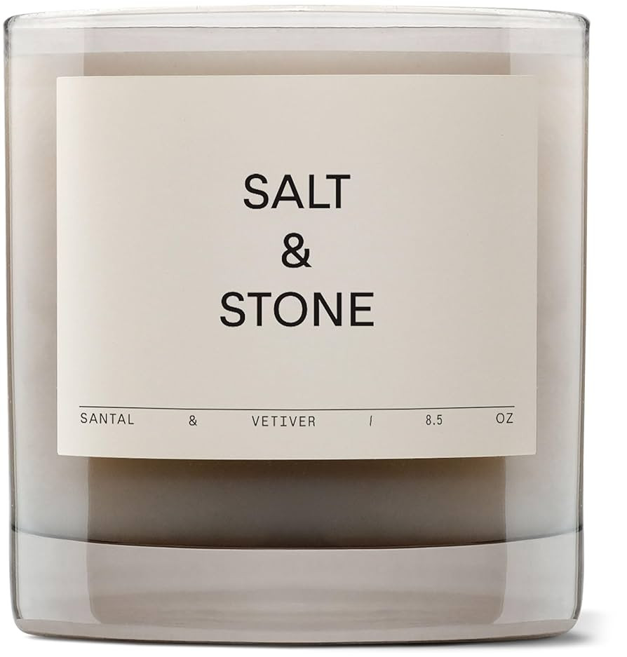 SALT & STONE Scented Candle for Women & Men | Hand-Poured, Aromatic & Fragrant | Natural Coconut ... | Amazon (US)