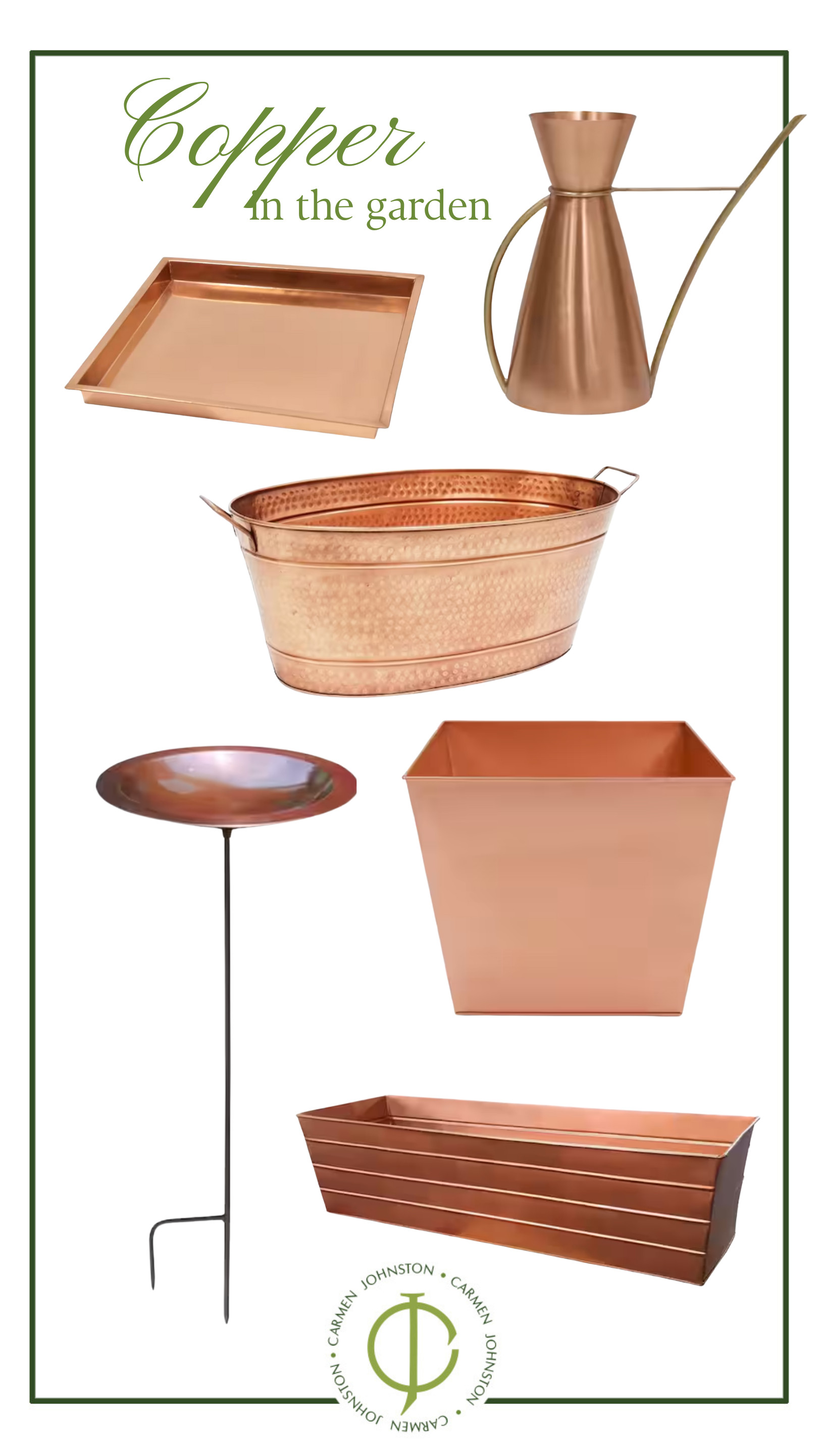 Copper in the garden #homeandgarden #gardensupplies #homedepot 

 #LTKSummerEdit #LTKSeasonal
