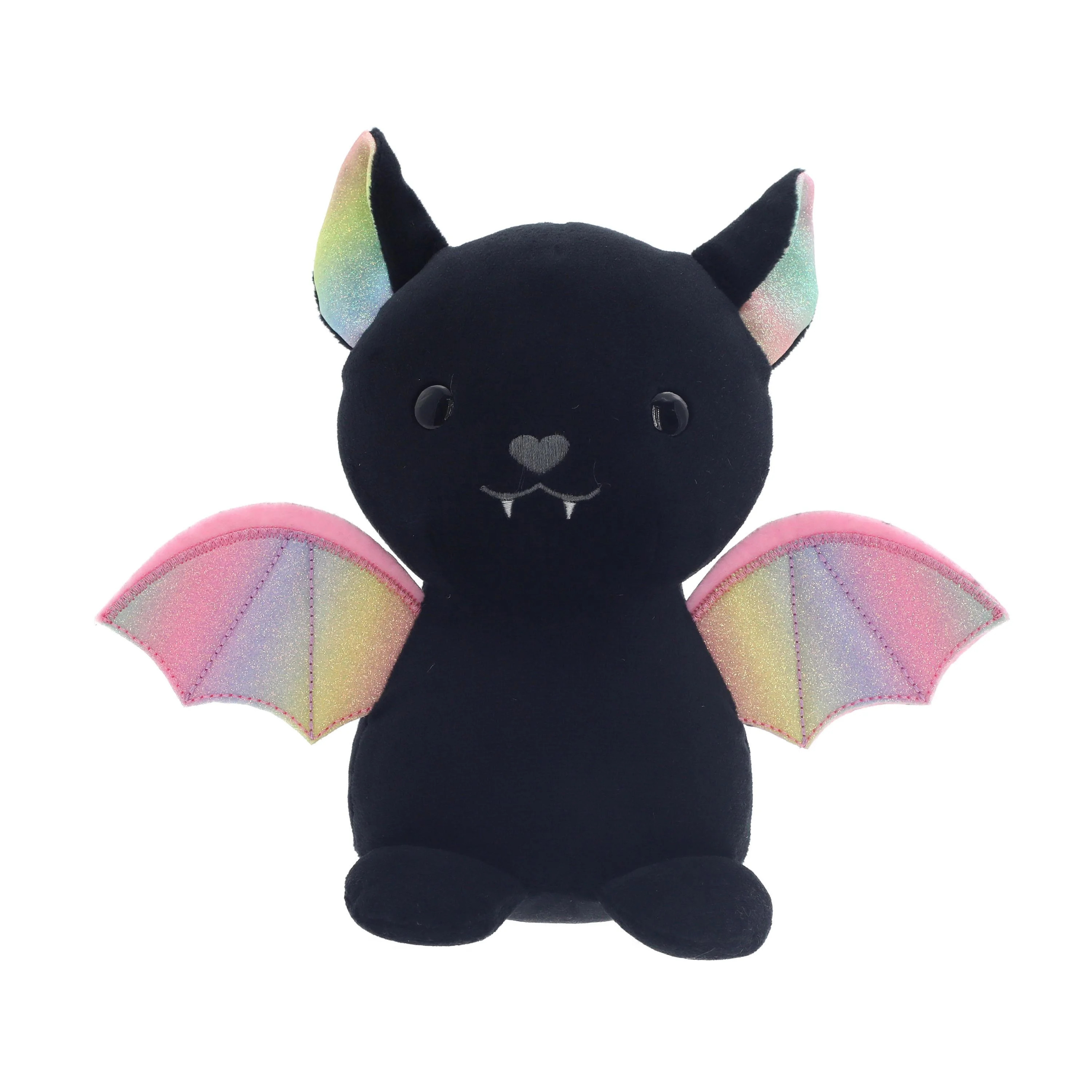 Halloween Black Bat Plush with Rainbow Wings, 7 in, Way To Celebrate | Walmart (US)