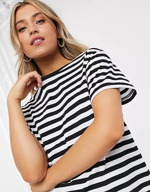ASOS DESIGN ultimate t-shirt in black and white stripe | ASOS | ASOS (Global)