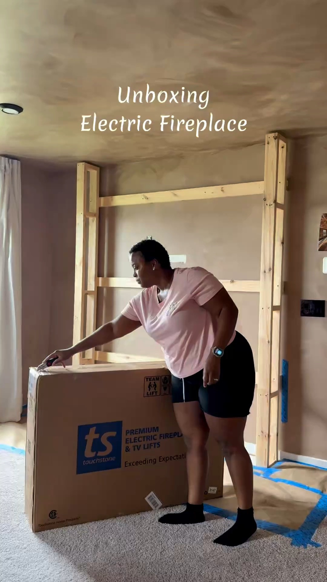 Unboxing our Touchstone Home Products Sideline Elite Smart Forte 40” Electric Fireplace

#touchstonehomeproducts #diy #fireplace