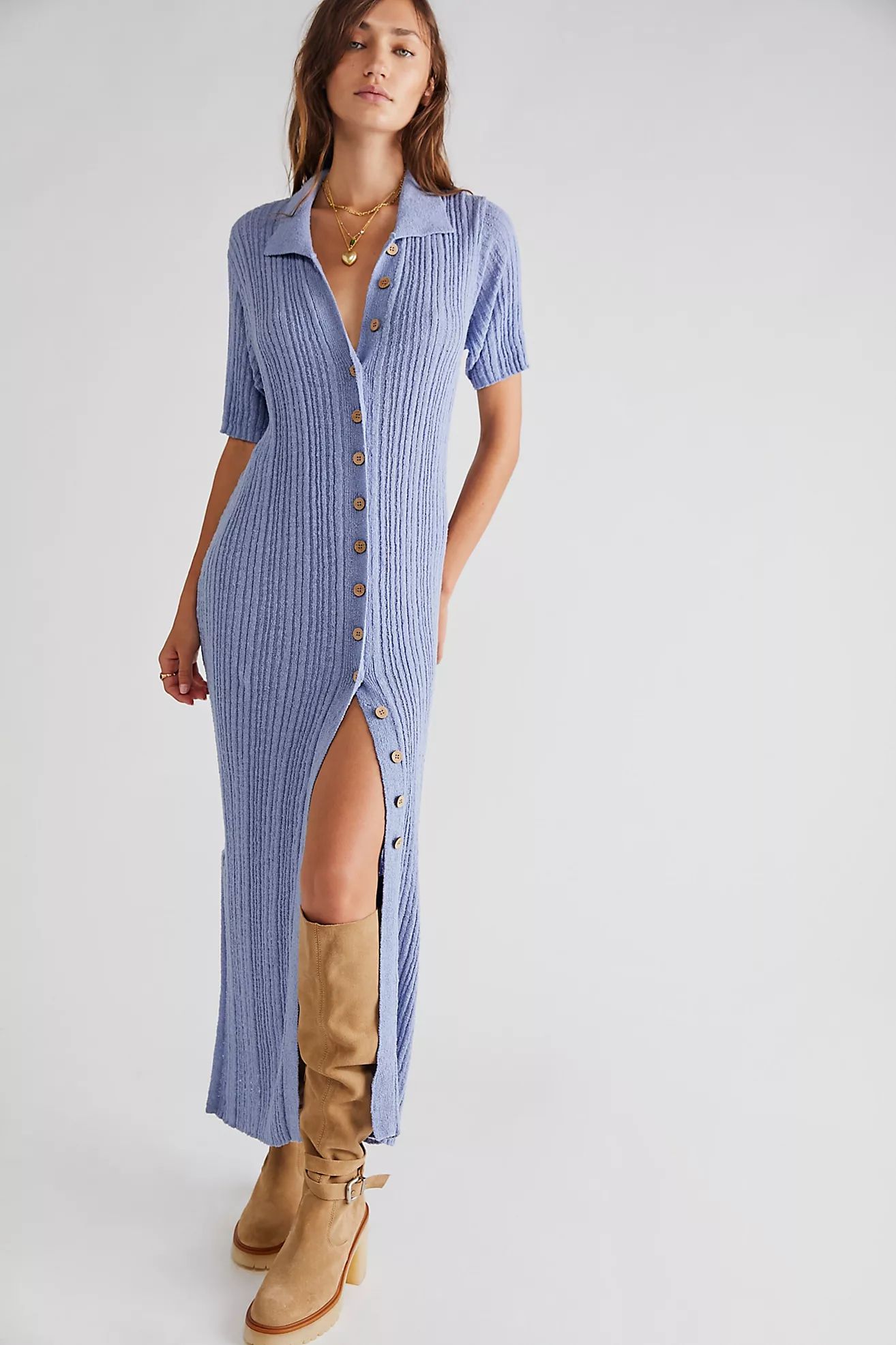 Riding Waves Sweater Midi | Free People (Global - UK&FR Excluded)