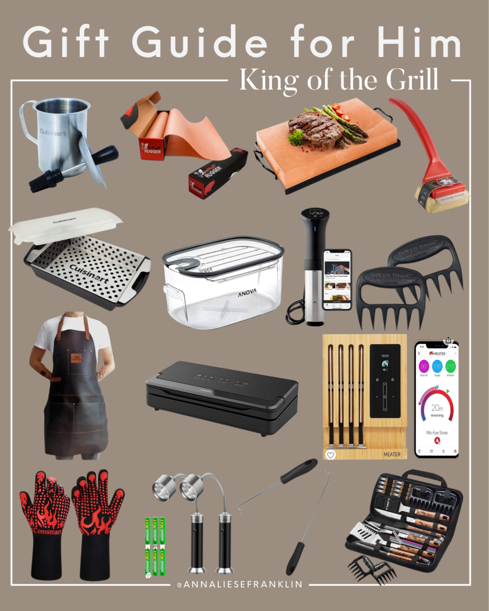 Gifts for him • grilling gifts • smoker • bbq • cooking gifts •  grill accessories • meat thermometer • grilling set • gifts for dad • gifts for boyfriend • gifts for husband • gifts for grandpa • smoker accessories • king of the grill • grilling gifts • food prep • kitchen tools • kitchen accessories • 

#LTKhome #LTKGiftGuide #LTKmens
