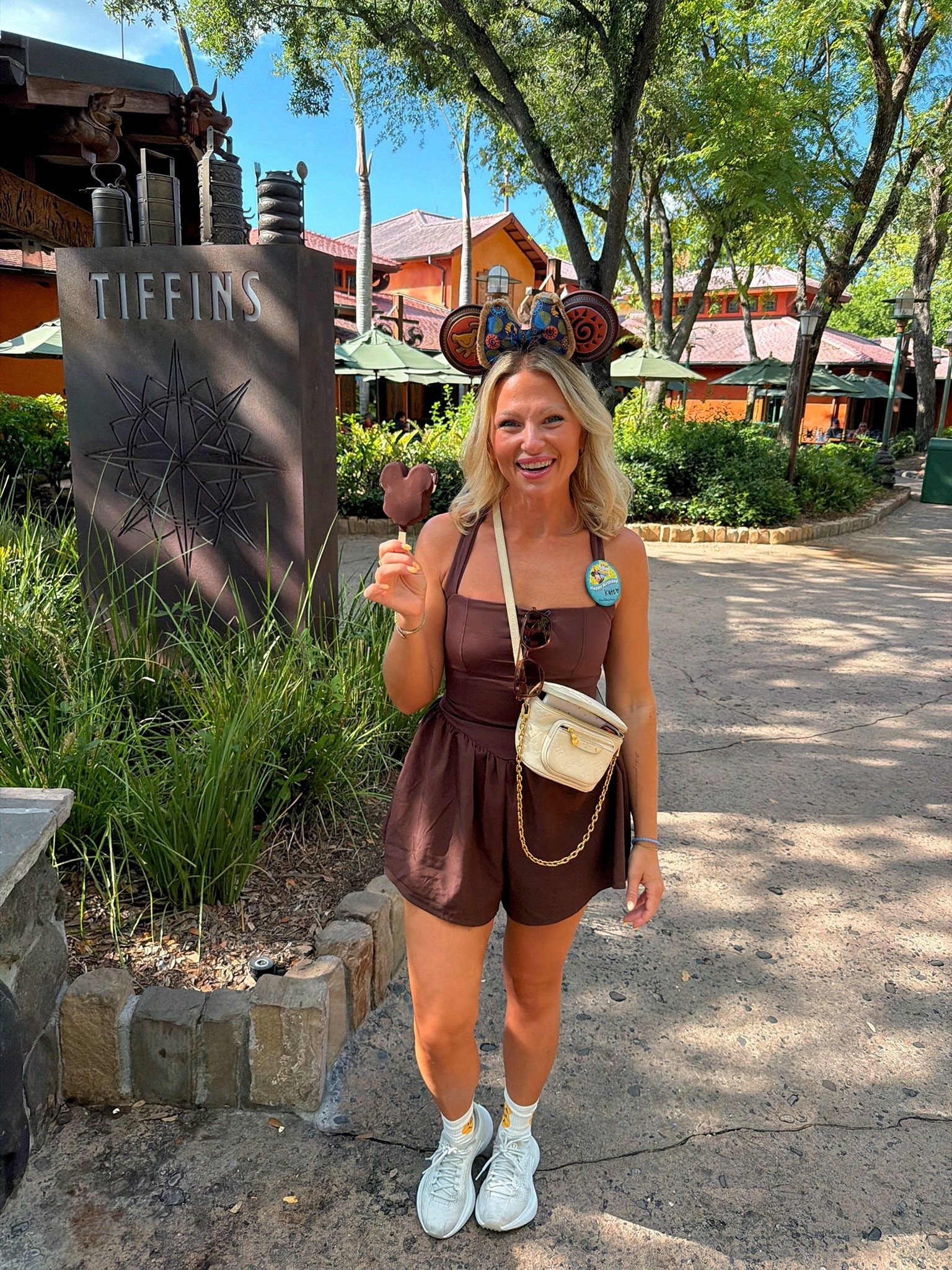 Animal Kingdom outfit of the day! Romper is such a good Amazon find! #disney#animalkingdom 