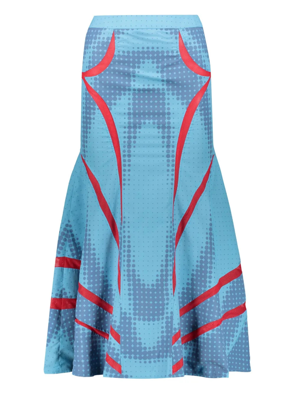 Paolina Russo Printed Skirt | Blue | FARFETCH AU | Farfetch Global