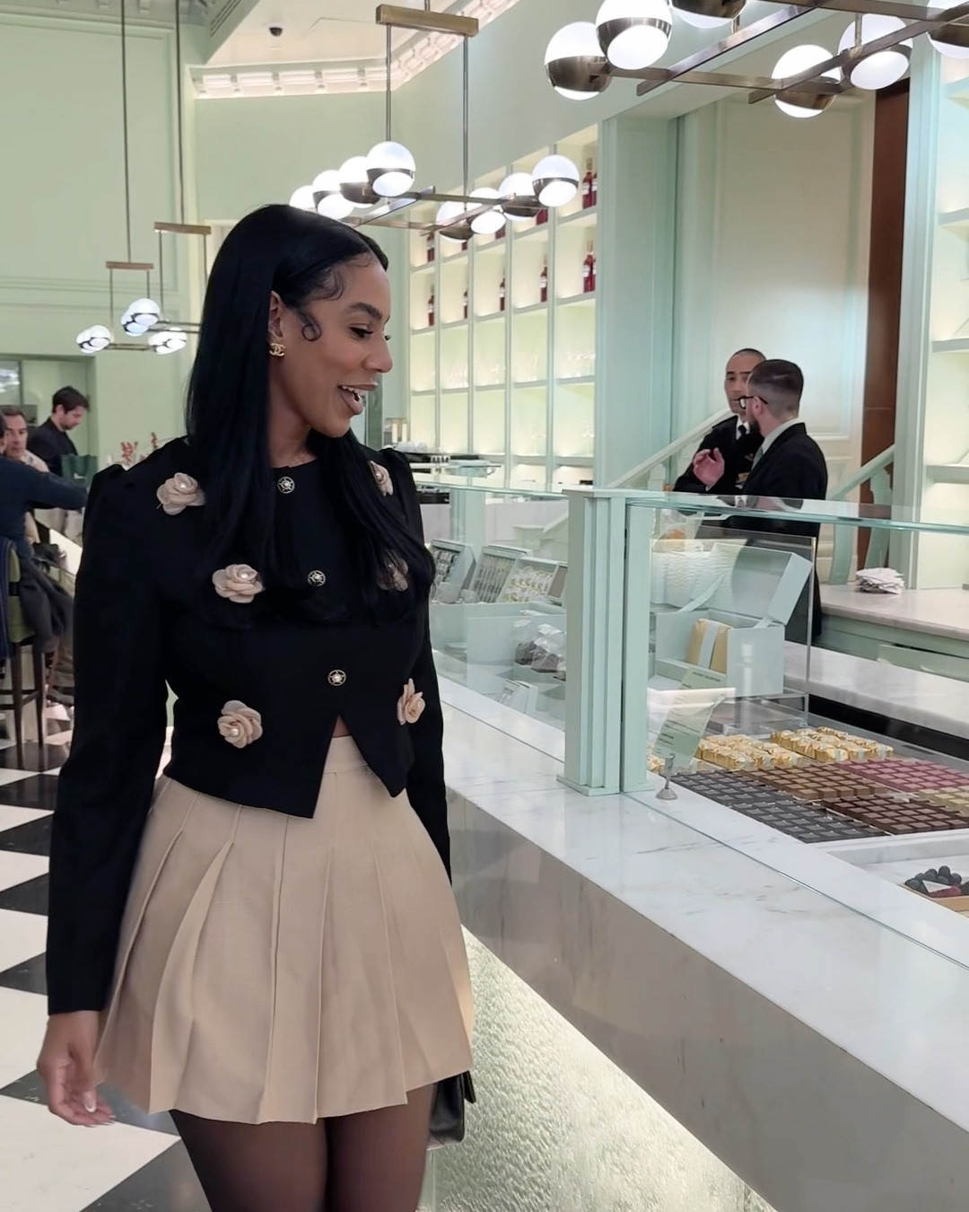 Like a kid in a candy store 💚 🥰 #pradacafe #pradacafeharrods 