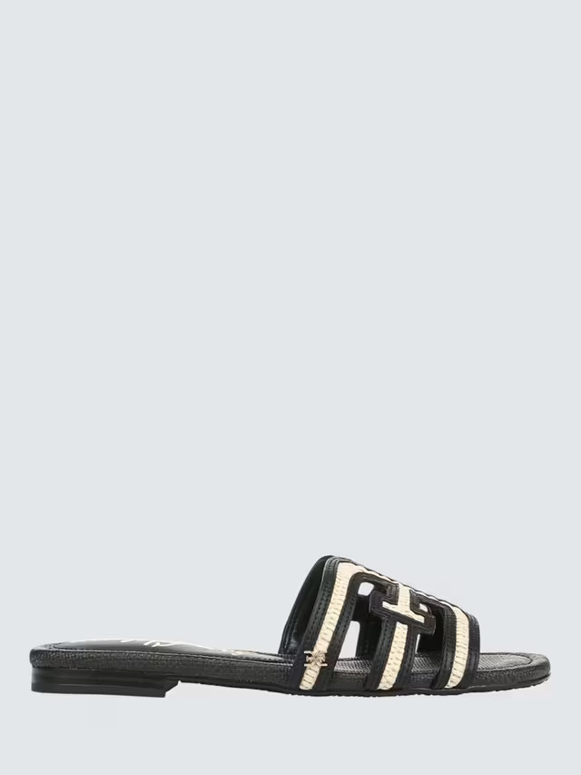 Sam EdelmanBay Contrast Woven Sliders, Black | John Lewis (UK)