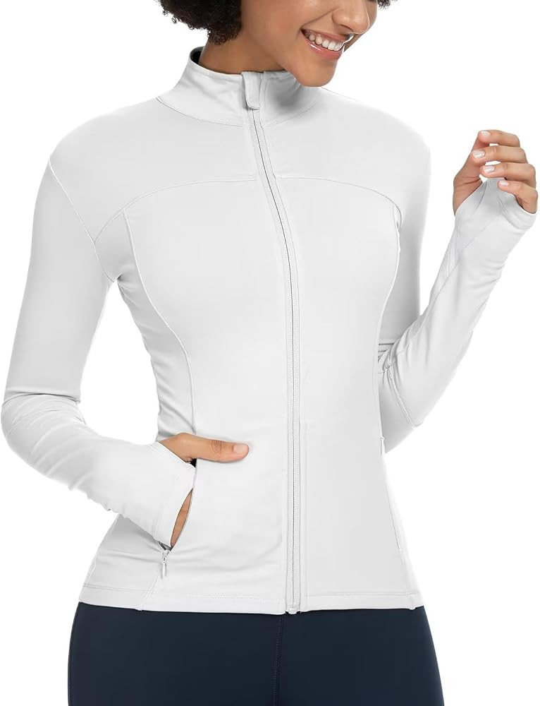 Queenie Ke Womens Running Jackets with Zipper Pockets | Amazon (US)