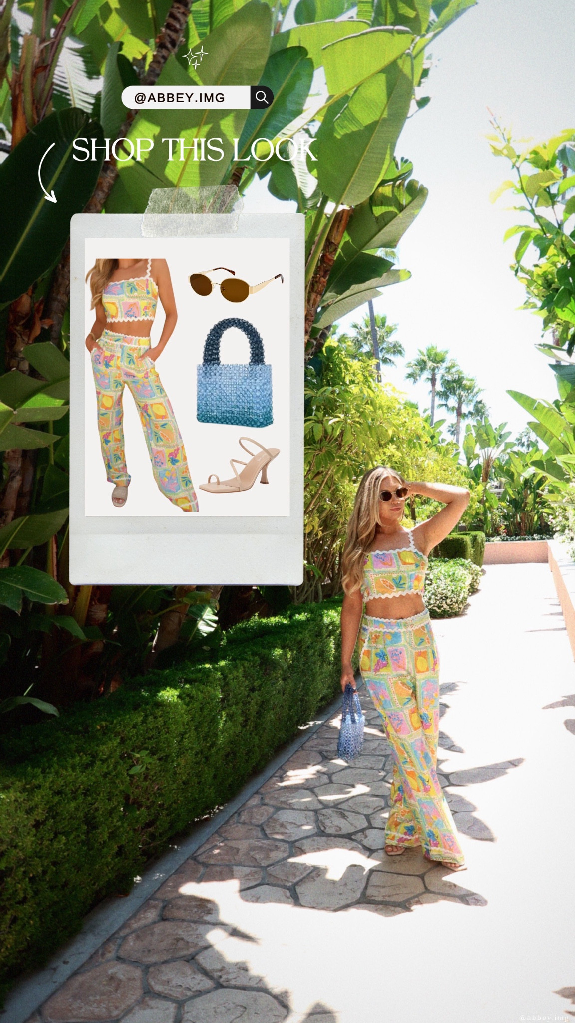 Brunch in Beverly Hills outfit: set is from LANE 201, purse, shoes, and sunnies are all from Amazon! 

#LTKitbag #LTKstyletip #LTKfindsunder100