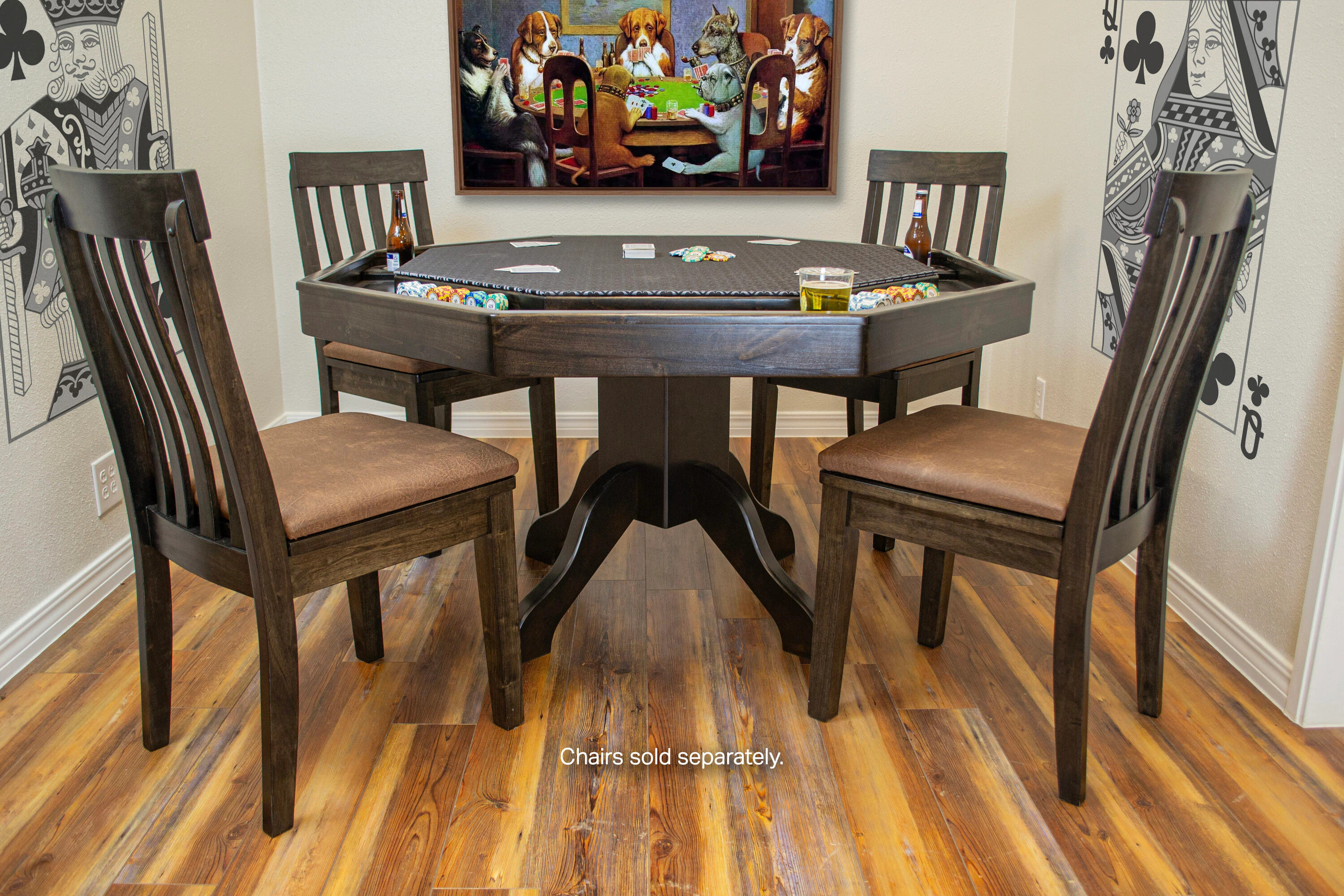 A Furniture Classics Wood Stainless Steel one_size in Brown | 54KAMOTP | Lowe's