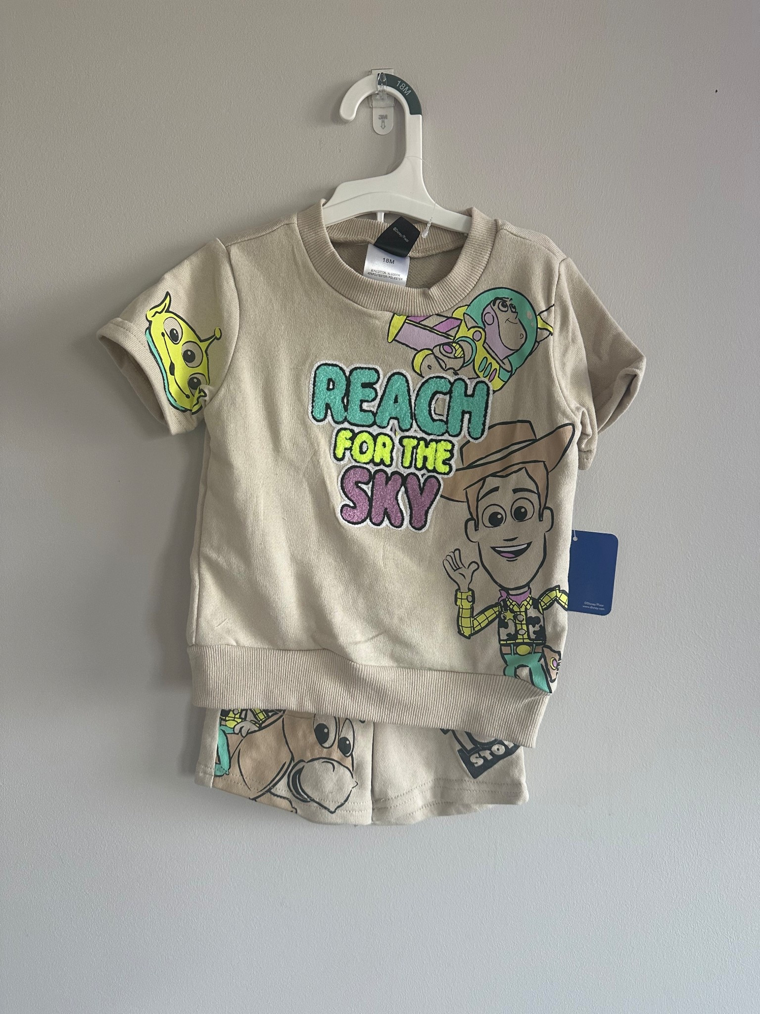 This Disney 2 piece set of Buzz and Woody is to die for! Such a cute spring outfit as the material is a little thicker for the spring weather!! 

#LTKKids #LTKBaby