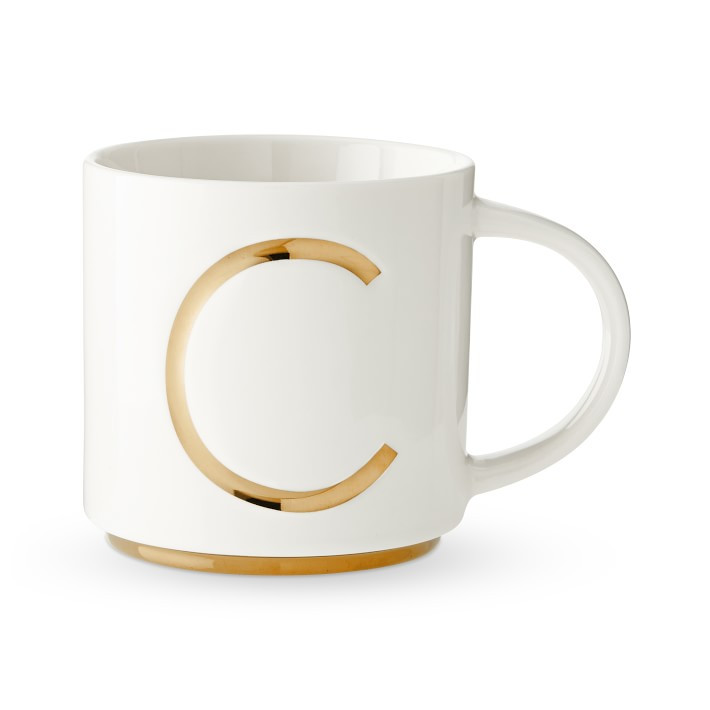 Gold Monogram Mug | Williams-Sonoma