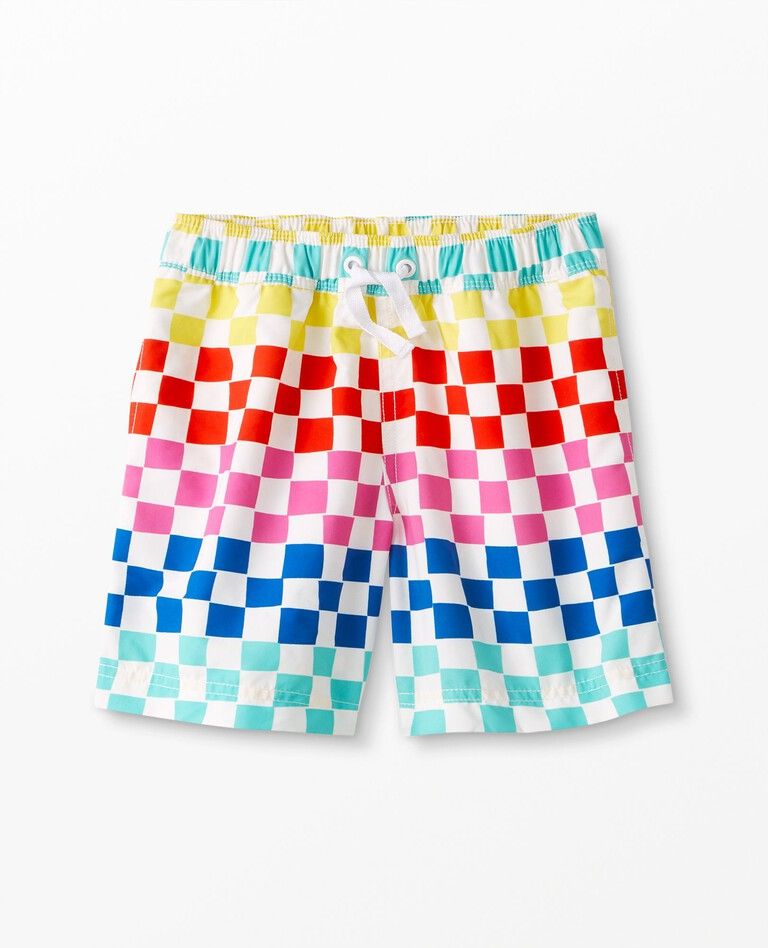 Recycled Print Swim Trunks | Hanna Andersson