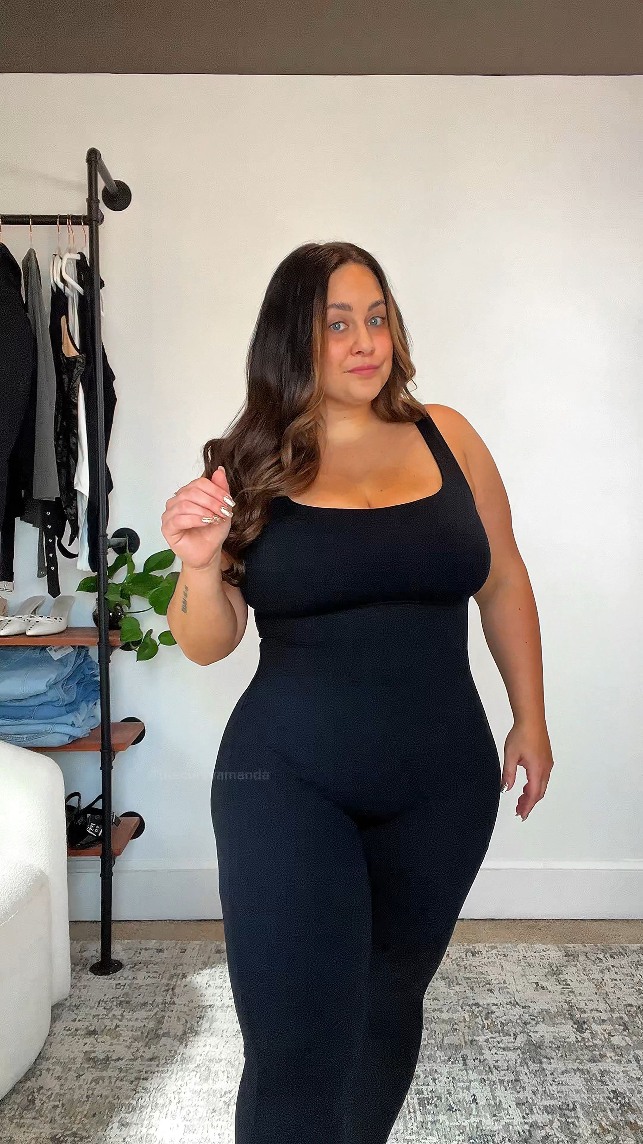 Jumpsuit with built in bra and built in Shapewear 

Smooth soft outer layer, power mesh Shapewear inside

You DO have to remove to use the restroom. No different than any other jumpsuit. 

I’m wearing a size XXL

BE SURE TO CLICK THE 20% OFF COUPON WHILE AVAILABLE! 

#size14 #size16 #ltkcurves #shapewear #casualoutfits #chicstyle #pinterestinspired 

#LTKSaleAlert #LTKMidsize #LTKPlusSize