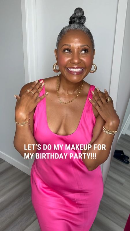 Pretty in pink! Babes I hosted my first bday party for myself… and I was excited and nervous. 🥹🥳😅 All I know is pink from head to toe can’t hurt. 💕🫶🏽😽

#LTKstyletip #LTKbeauty
