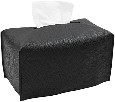 Livelab Tissue Box Cover, Modern Decorative PU Leather Rectangular Tissue Box Case Organizer Hold... | Amazon (US)