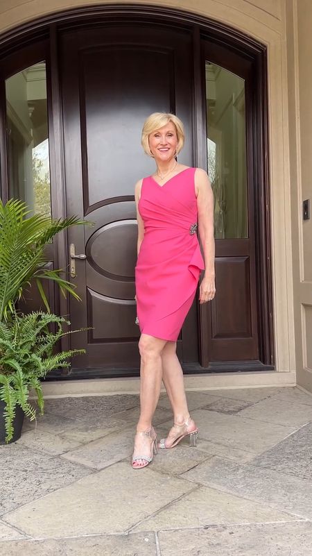 There aren’t very many occasions anymore to dress up, so if you’re going to a wedding, seize the chance to slip into something gorgeous and shine. I absolutely LOVE this dress from @alexevenings 

Look picture perfect in this short slimming side ruched dress and get ready to celebrate in style.


#LTKOver40 #LTKWedding #LTKVideo