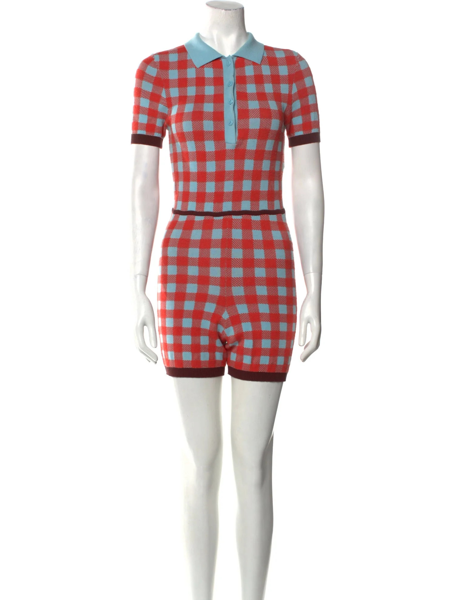 Plaid Print Romper | The RealReal