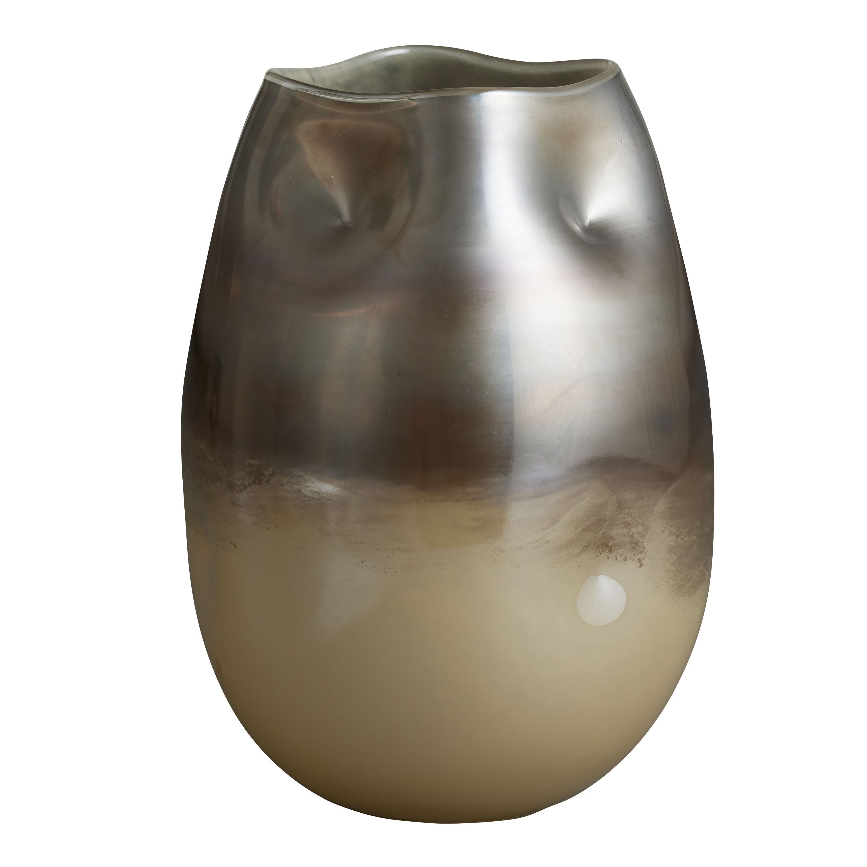 CRAFT Ombre Luster Hand Blown Glass Vase | World Market