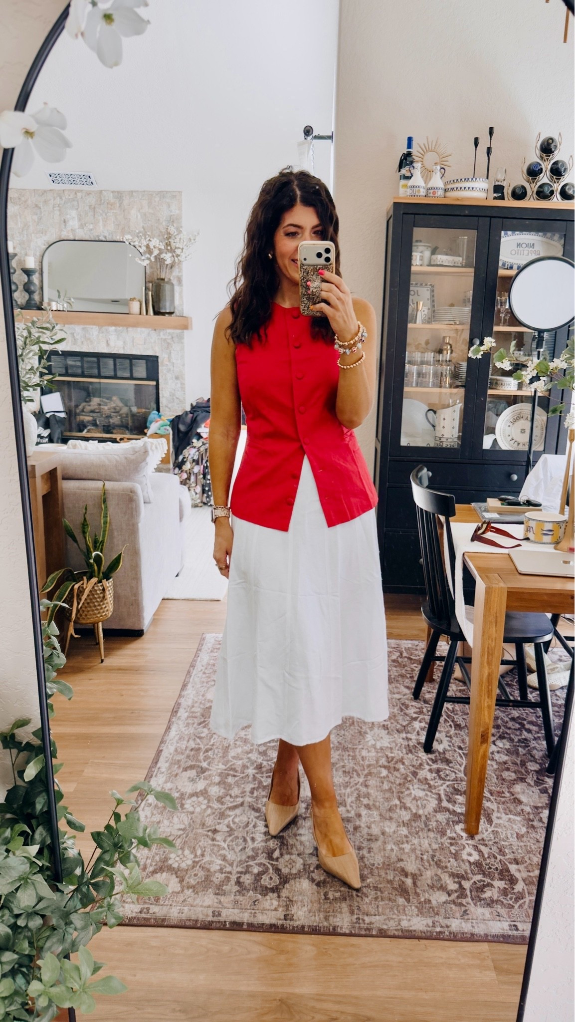 Work outfit of the day
In a medium vest and medium skirt

#LTKSaleAlert #LTKWorkwear #LTKTall