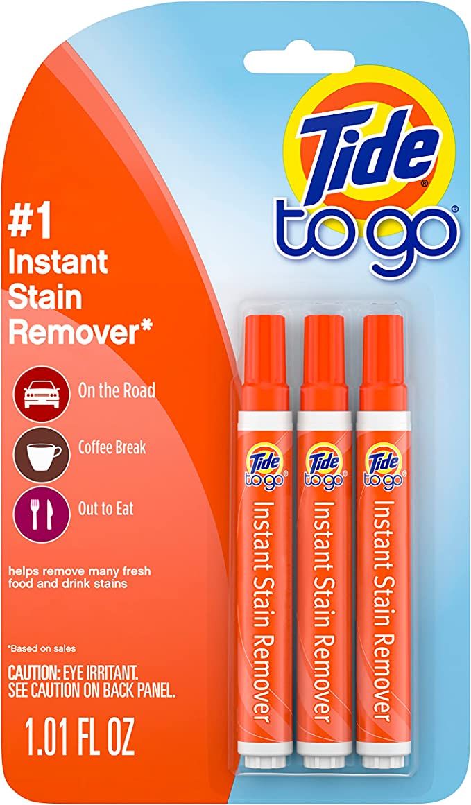 Tide Stain Remover for Clothes, Pocket Size, 3 Count | Amazon (US)