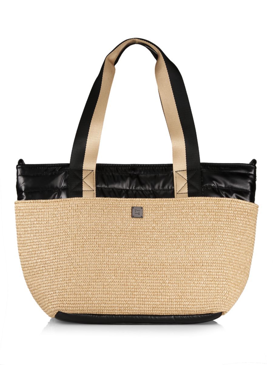Trailblazer Raffia & Polyester Crossbody Bag | Saks Fifth Avenue