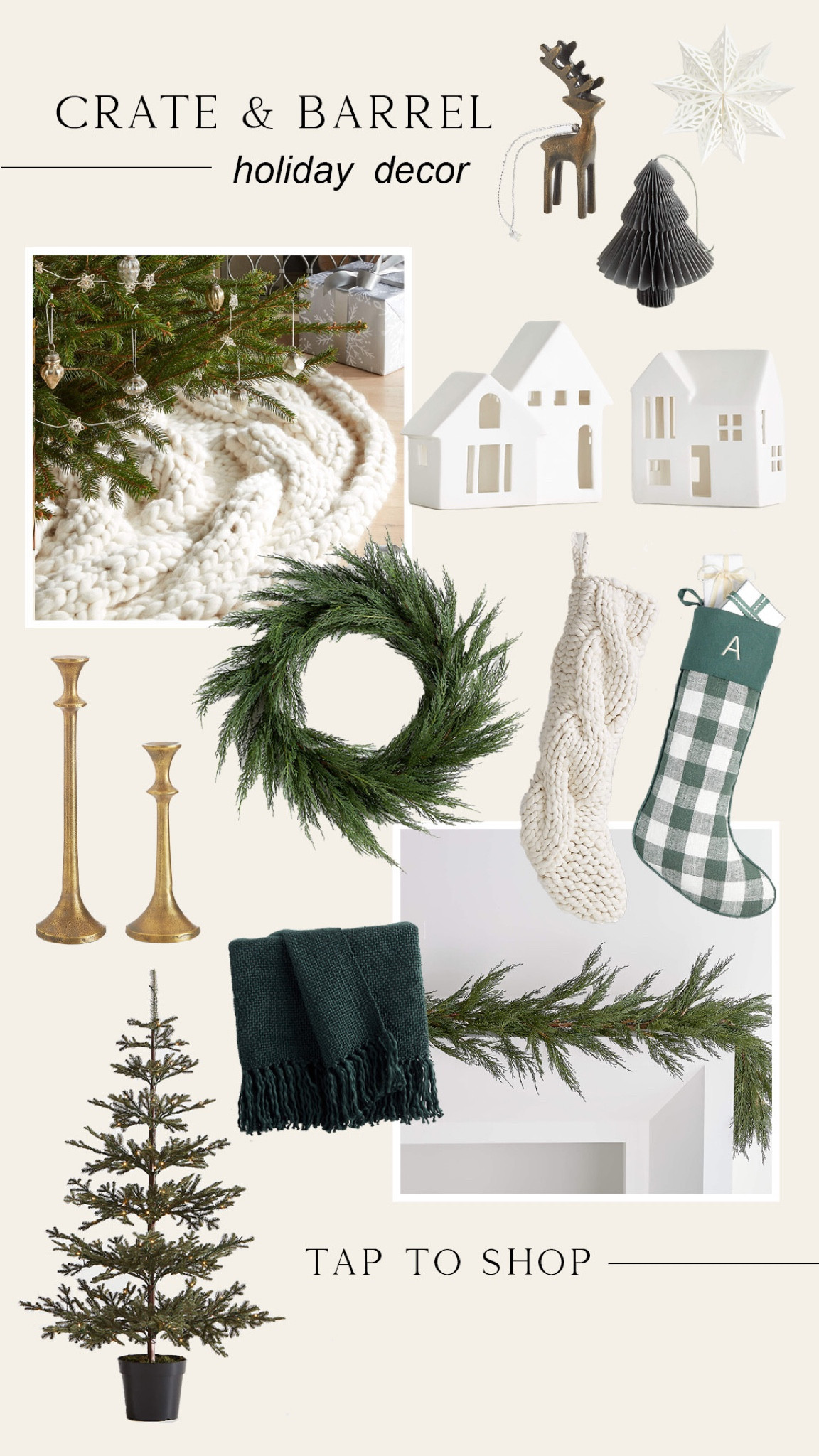 Crate & Barrel Holiday / Christmas home decor 2022 

#LTKfamily #LTKSeasonal #LTKhome