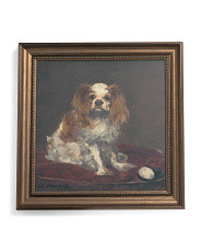 24x24 Regal Dog Framed Canvas Wall Art | TJ Maxx