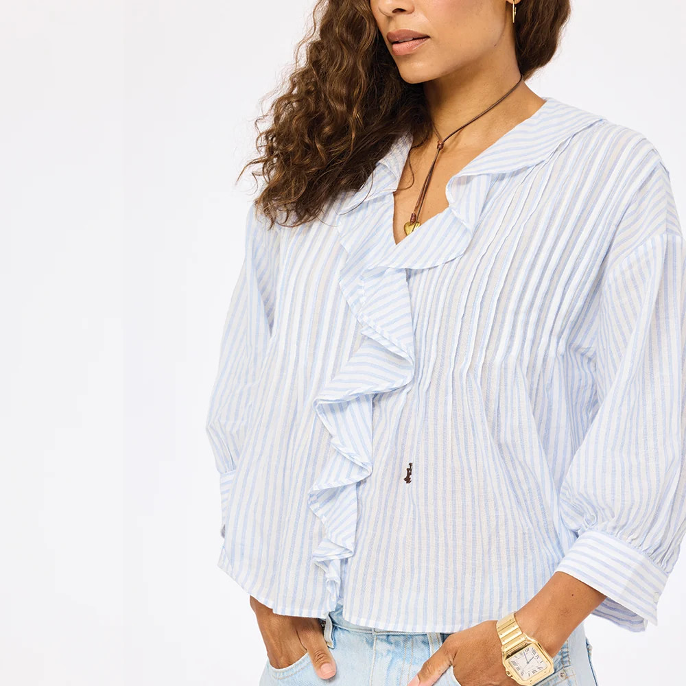 Rosen Stripe Blouse | Kerri Rosenthal