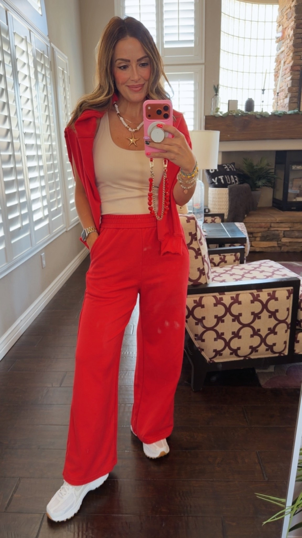 Comfy can be cute …..always. This matching set is one of my favorites. Comes in so many color options. I have blue and this beautiful red.

#LTKmomlife #LTKootd #LTKgrwm