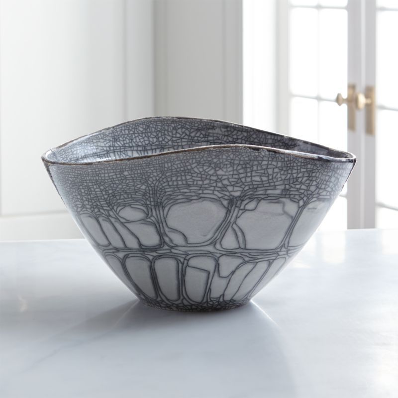 Tate Centerpiece Bowl + Reviews | Crate & Barrel | Crate & Barrel