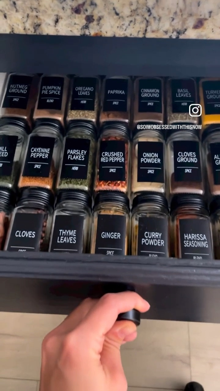 Get organized with these adorable aesthetic spice containers from Amazon! #amazon #homedecor #interiordesign #homeedit

#LTKhome #LTKFind #LTKfamily