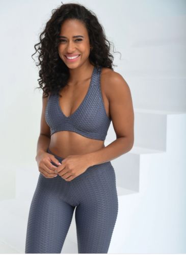 Booty By Brabants LBL Matching Set: Leggings & Top In Gunmetal Gray / Silver  | eBay | eBay US