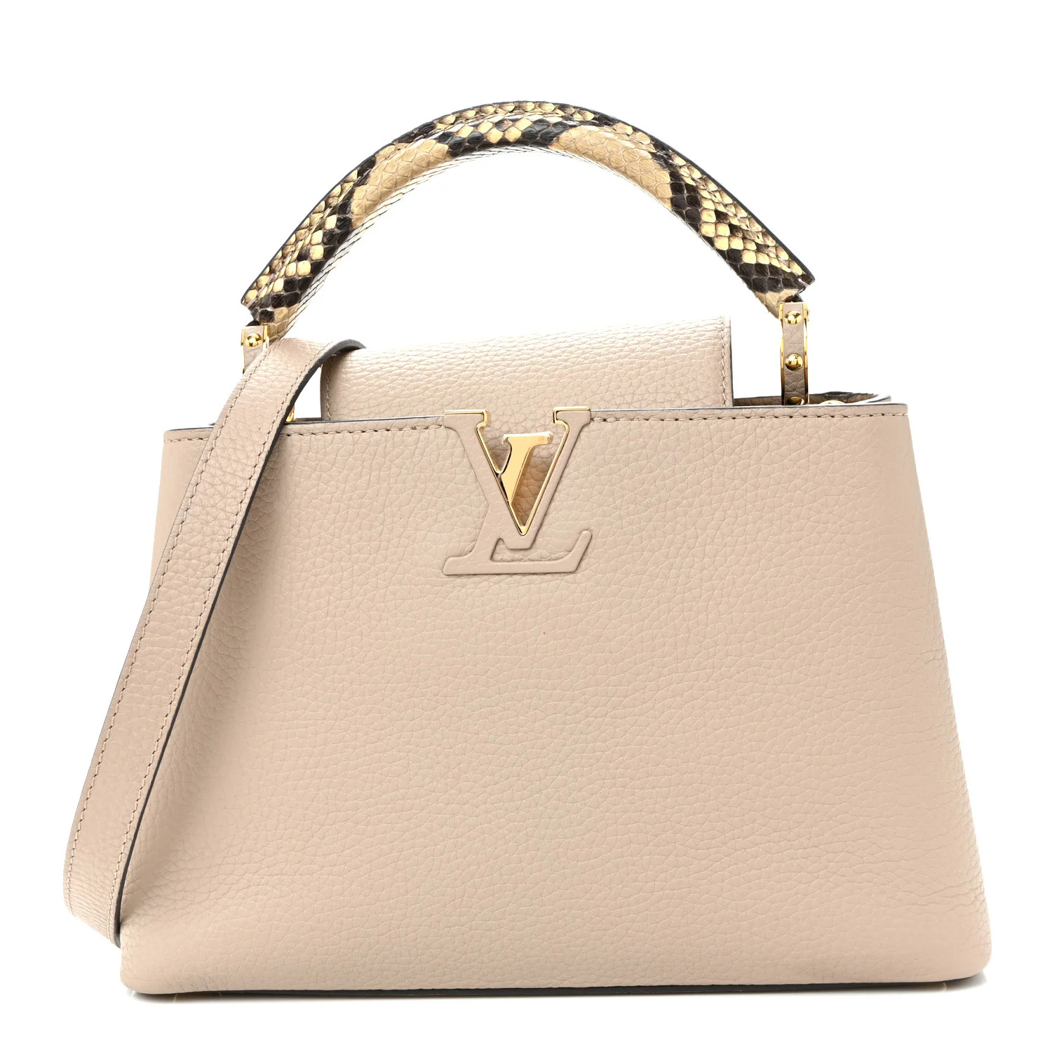 Taurillon Ayers Capucines BB Galet | FASHIONPHILE (US)