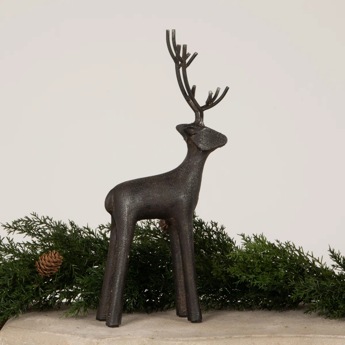 The Holiday Aisle® Cast Iron Standing Deer & Reviews | Wayfair | Wayfair North America
