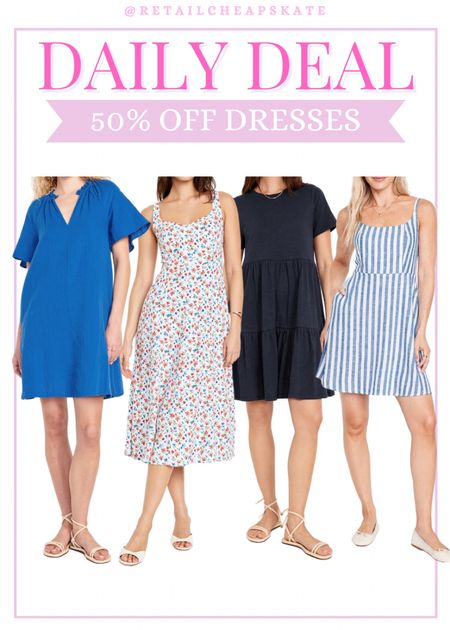 50% off dresses - today only!

#LTKfindsunder100 #LTKstyletip #LTKfindsunder50