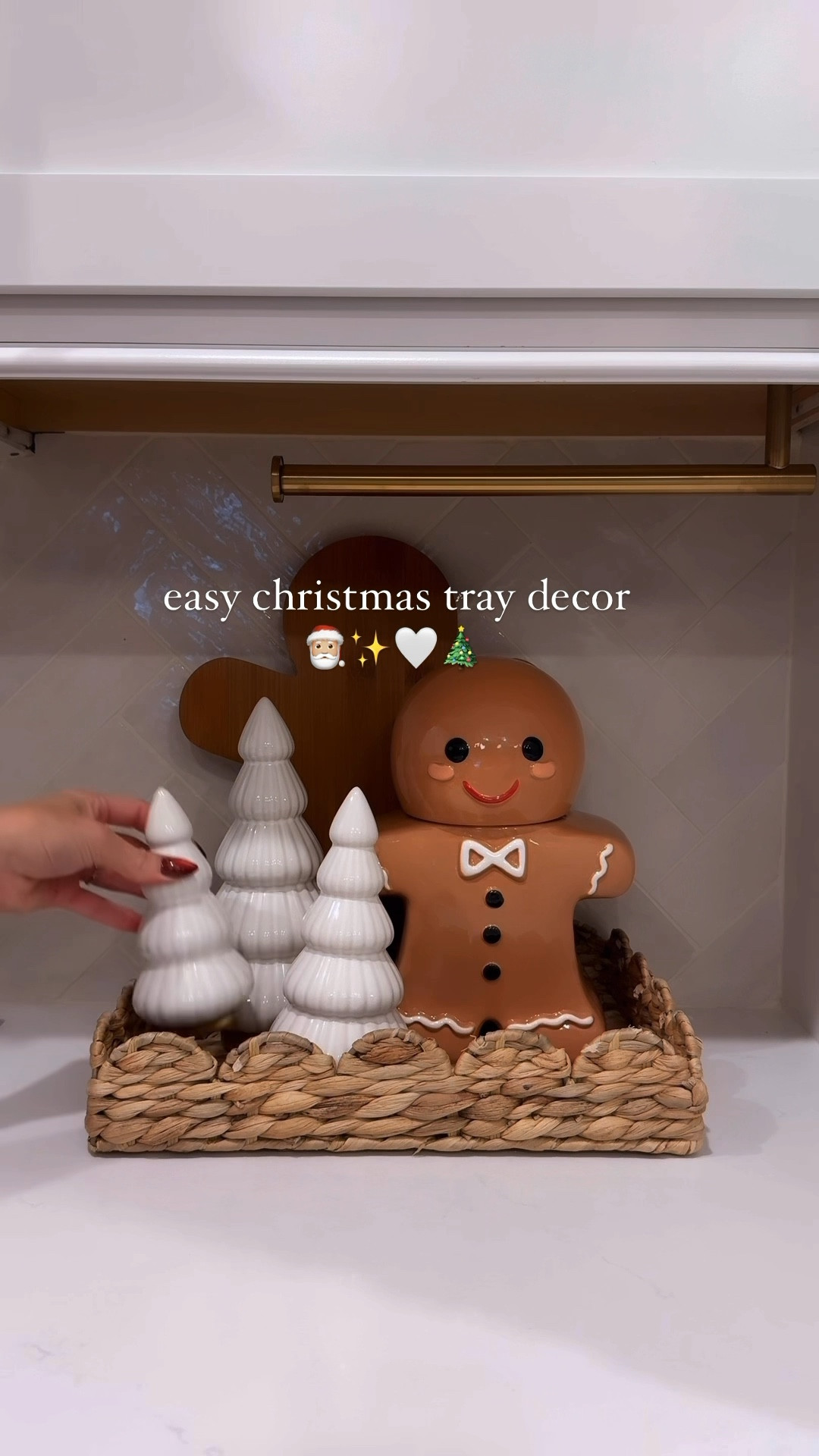 Holiday tray decor idea - this is from last year so I linked up what I could! 

Christmas decor 
Holiday decor 
Christmas tray 