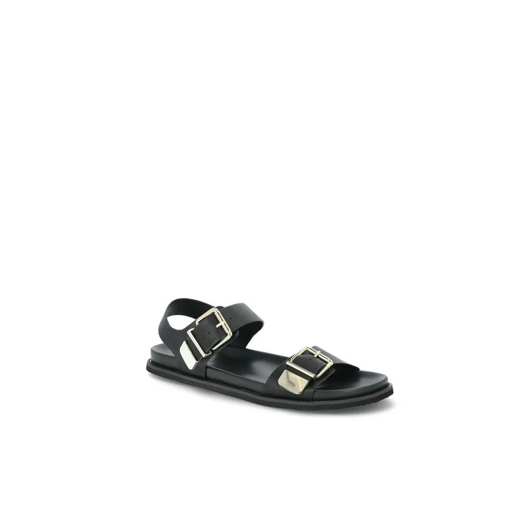 Free Assembly Women's Buckle Sandals, Sizes 6-11 | Walmart (US)