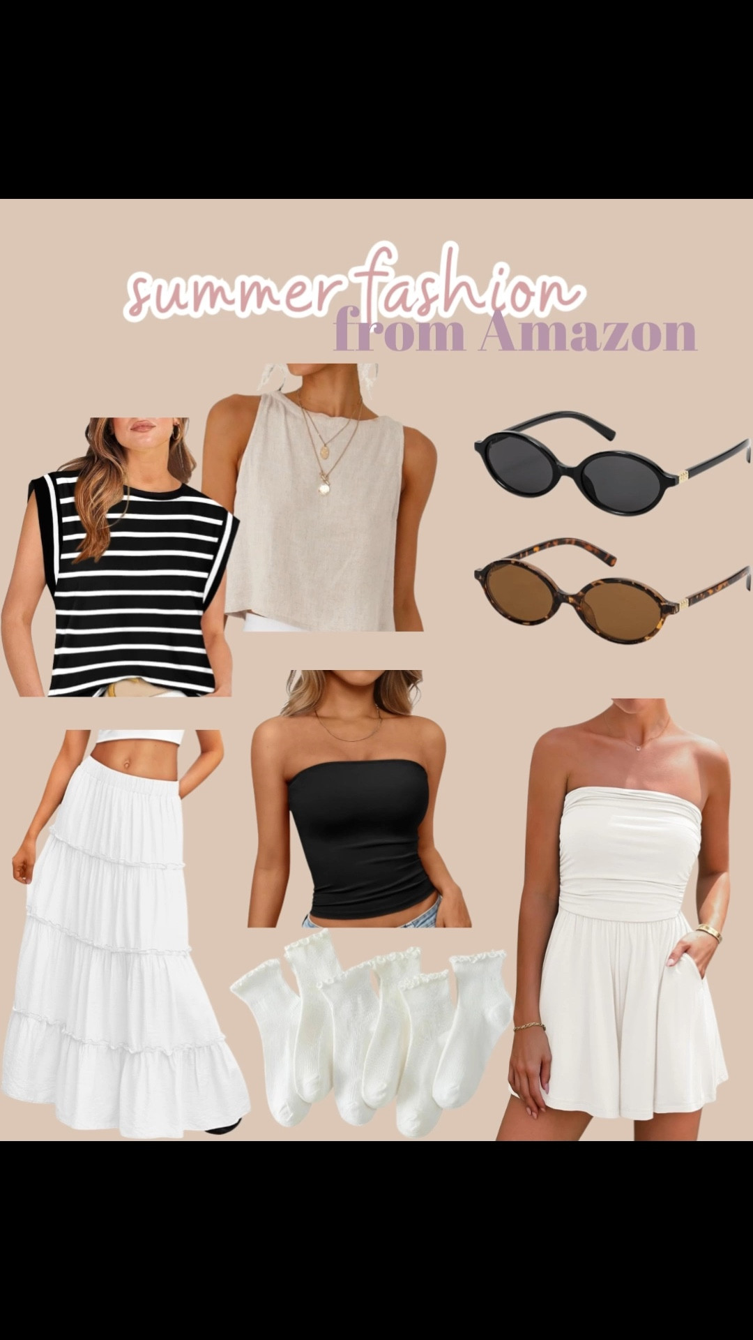 Amazon summer fashion
Travel outfits, summer outfits, vacation outfits beach, spring outfits 2026, resort wear, resort outfits from amazon, swim cover up, summer matching set, casual outfits for the summer, casual outfits for the spring, Amazon fashion, oversized sunglasses, neutral tops, halter tank top, sandals, beach, pool, beach outfits, ootd, vacation, vacation wear, cruise outfits, cream
#vacationwear #amazon #amazonfinds #traveloutfits #vacationoutfitsbeach

#LTKTravel #LTKSeasonal #LTKootd