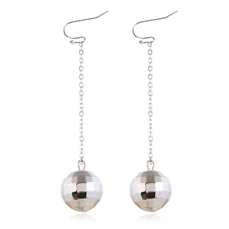 CANKER Fashion Earrings Piercing Disco Ball Earring Dangle Golden Silver Ear Adornments | Walmart (US)
