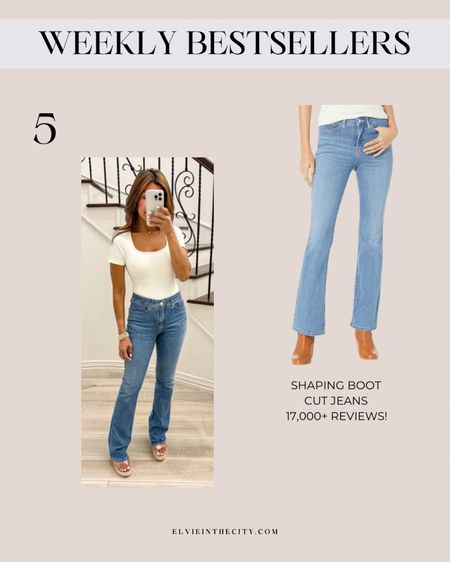 Bestseller #5 from last week are these shaping jeans - so flattering!!

High waisted jeans, bootcut jeans, spring outfit idea, fashion over 40, amazon find

#LTKfindsunder50 #LTKover40 #LTKstyletip