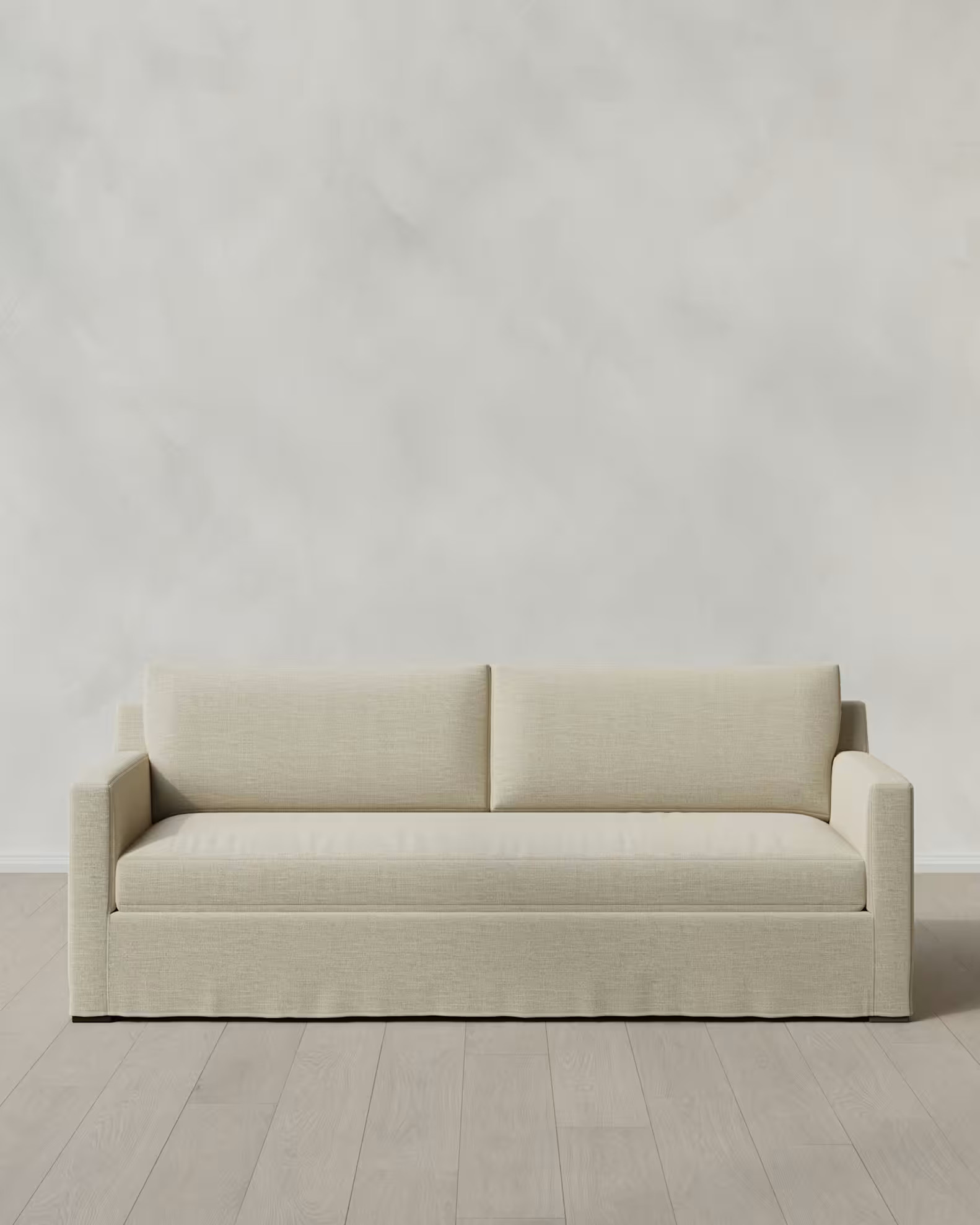 Ellery Performance Linen Slipcover Sofa in Sand | Quince