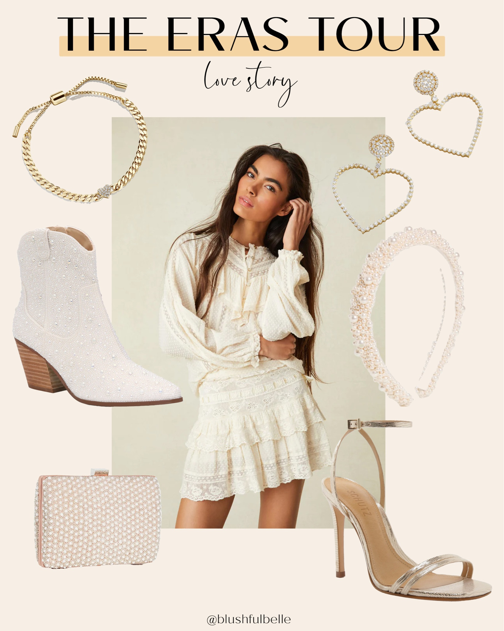 Eras Tour Outfit Idea: Love Story 
Eras Tour Movie outfits, Fearless Taylor’s Version, Swiftie outfits 

#LTKshoecrush #LTKstyletip