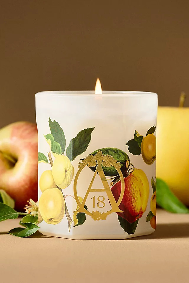 Apothecary 18 Fruity Harvest Apple & Vanilla Glass Candle | Anthropologie (US)